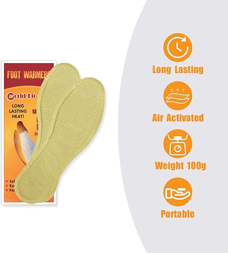 Miniatura 7 de Calentadores de dedos de pies, 40 pares, hasta 10 horas de calor, calentadores de pies con plantilla caliente para pies, hombres y mujeres,