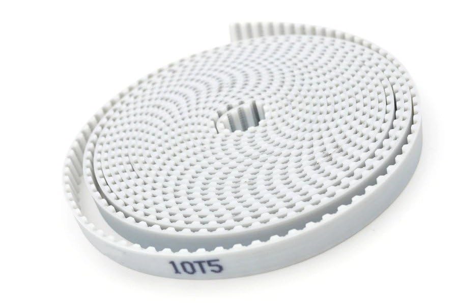 Courroie T5 en polyuréthane blanc durable et acier robuste pour transmission mécanique - 4