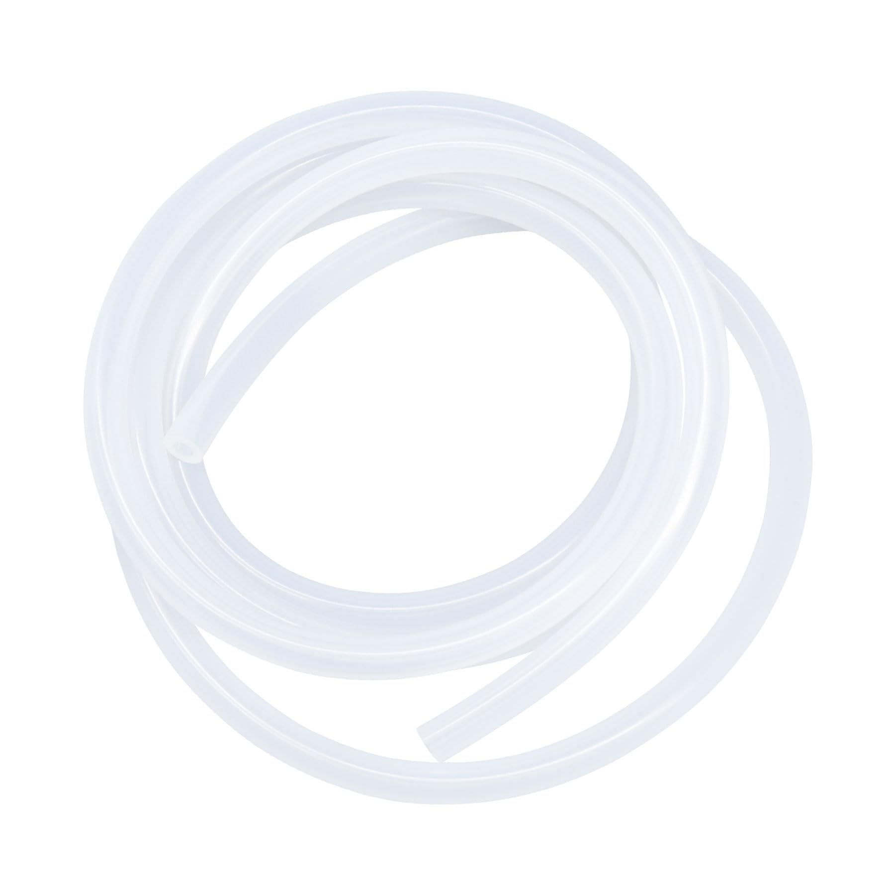 iMeistek Silicone Tubes 8mm ID x 11mm OD (3.5 Metres),Flexible Clear Food Grade Silicone Tube Hose for Air/Water Pump Transfer,Homebrew,Aquarium