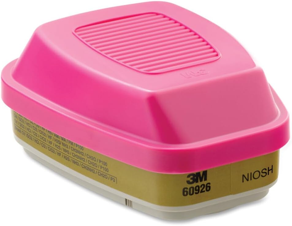 3M P100 Respirator Cartridge/Filter 60926, NIOSH Approved, 1 Pair image 4