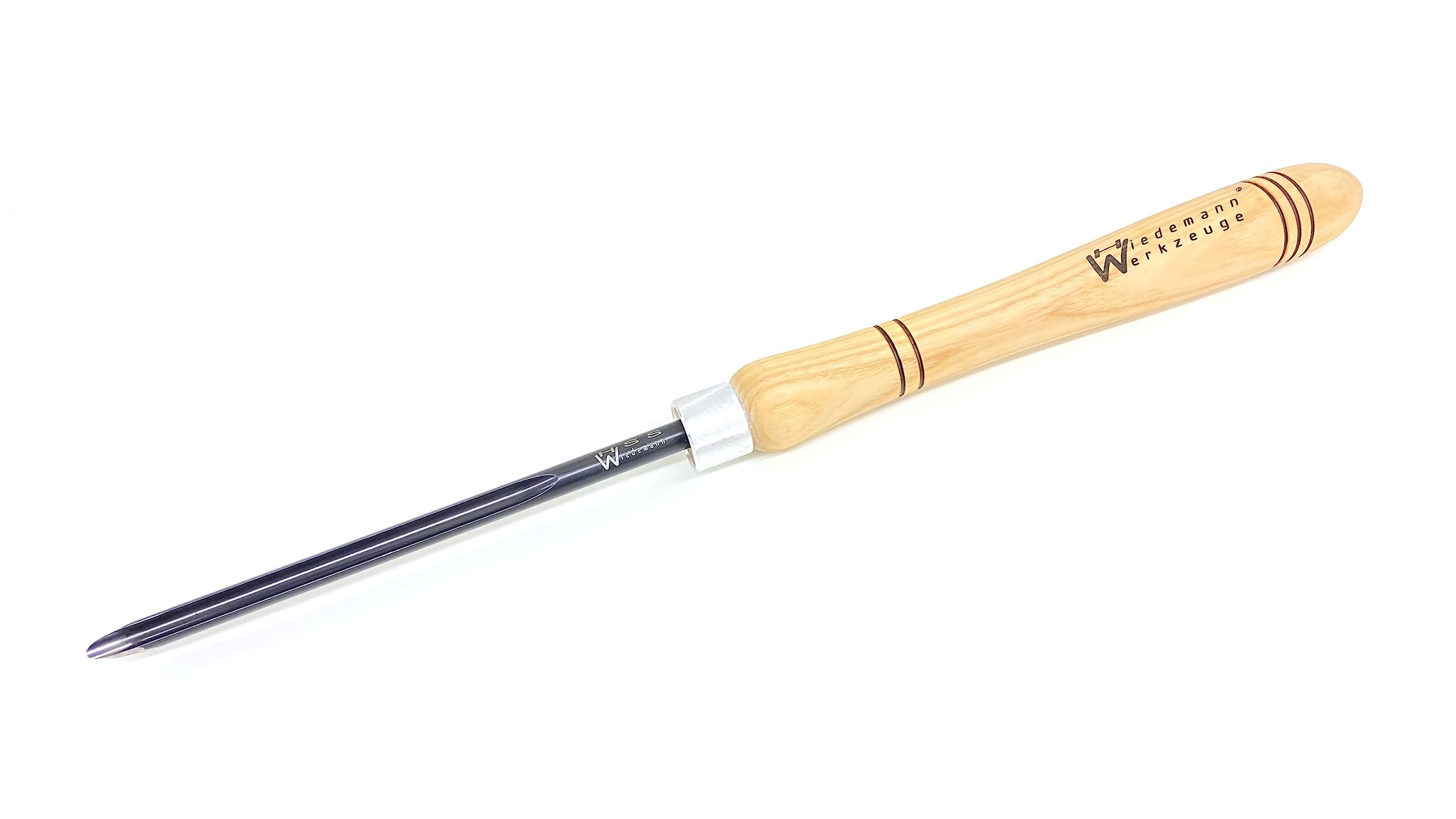 Wiedemann HSS Ø 10mm Doppelschliff Spindelformröhre mit Heft (Griff) für Drechsler, drechseln, Woodturner Woodturning