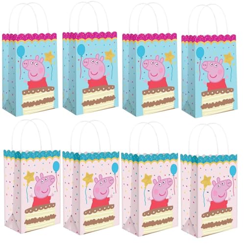 Sacs papier Peppa Tea Party pour emballer facilement les bonbons sans risque de déchirure