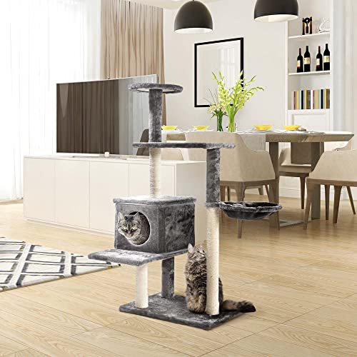 Árbol para gatos 3 en 1 Max & Marlow gris miniatura 6
