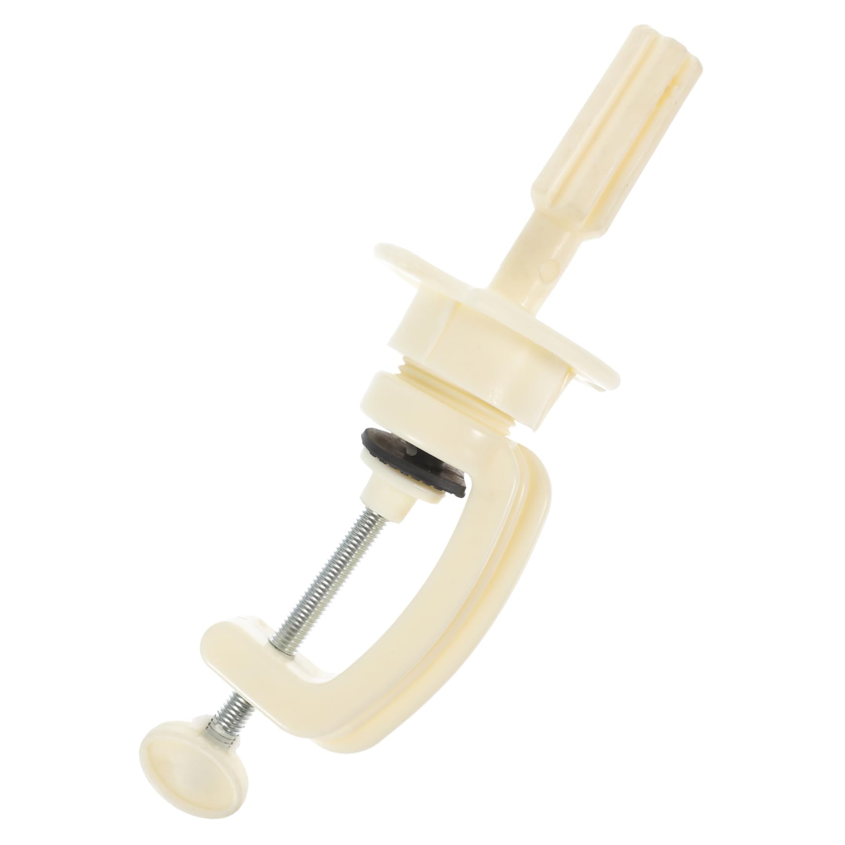 SHERCHPRY Mannequin Wig Head Stand Stand Clamp Portable Hair Styling Practice Holder Silver