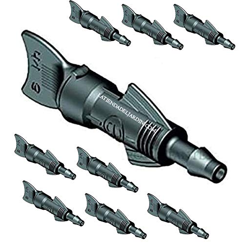 Compte-gouttes Drip 4,5 mm réglable de 0 à 7,5 l/h. gotero réglable agricole de grande qualité fabriqué en USA qui permet l'utilisation en de goutte 16 mm et Microtubo