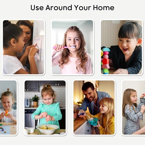 Image of Magnetic Visual Schedule for Kids - Daily Routine & Chore Chart with 100+ Picture Magnets for Toddlers, Autism & ADHD, for Home Use, Morning and Bedtime Routines