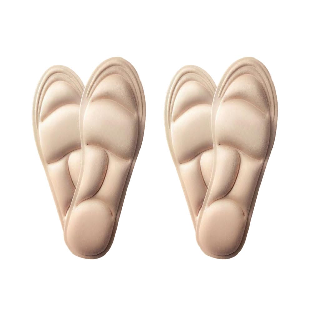 haltungshelfer SolesPro 5D Fußpflege Orthopädische Einlegesohle memory foam weich sohle Herren Damen 2 Paare
