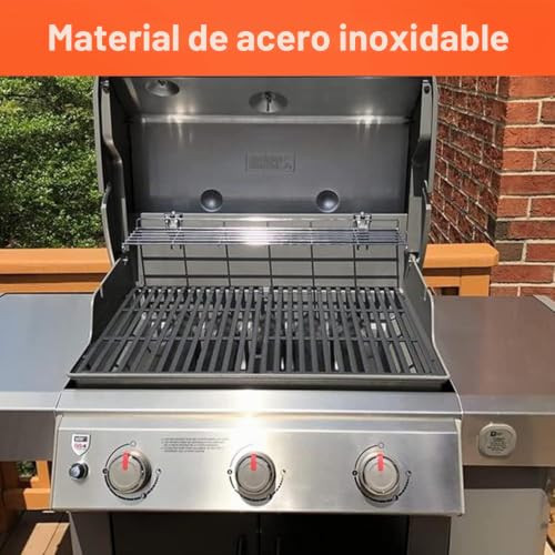 Rejilla Weber Genesis II E-310 E-315 E-330 GFTIME 66044 acero inoxidable 7