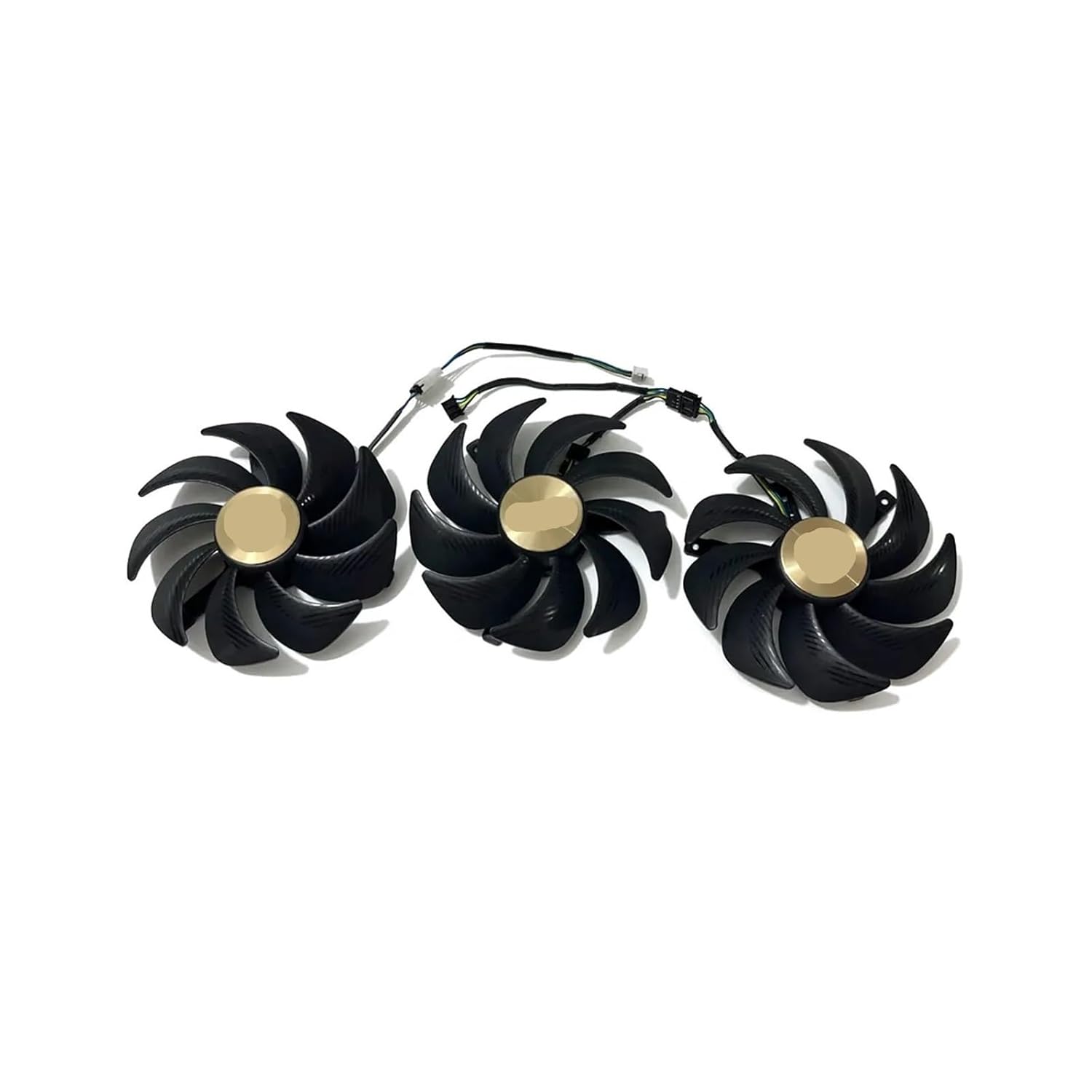 GPU 105MM 4PIN RTX4080 RTX4090 Silent Graphics Card Fan Compatible for ZOTAC GeForce RTX 4080 4090 AMP Extreme AIRO Video Cooler(Fan-ABC)