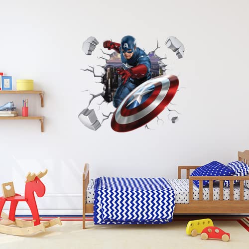 Superhero Wall Decals Boys Girls Favorite Movie Wall Stickers Vinyl Self-Adhesive Decal For Bedroom Game Room Party Wall Art Decoration Gift Supplies #TOP2