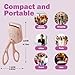 Anazzly Heated Eyelash Curler, Rechargeable Electric Eyelash Curler, 3-Level Temperature Control, 24 Hour Long Lasting Curl, Suitable for All Beauty Enthusiasts