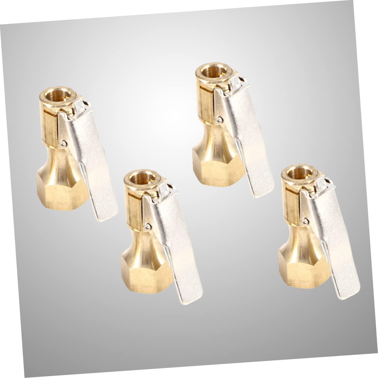 OUNONA 4pcs Lock Air for Tire Inflator Heavy-Duty Clips Tyre Air Chunk for Car Tires and