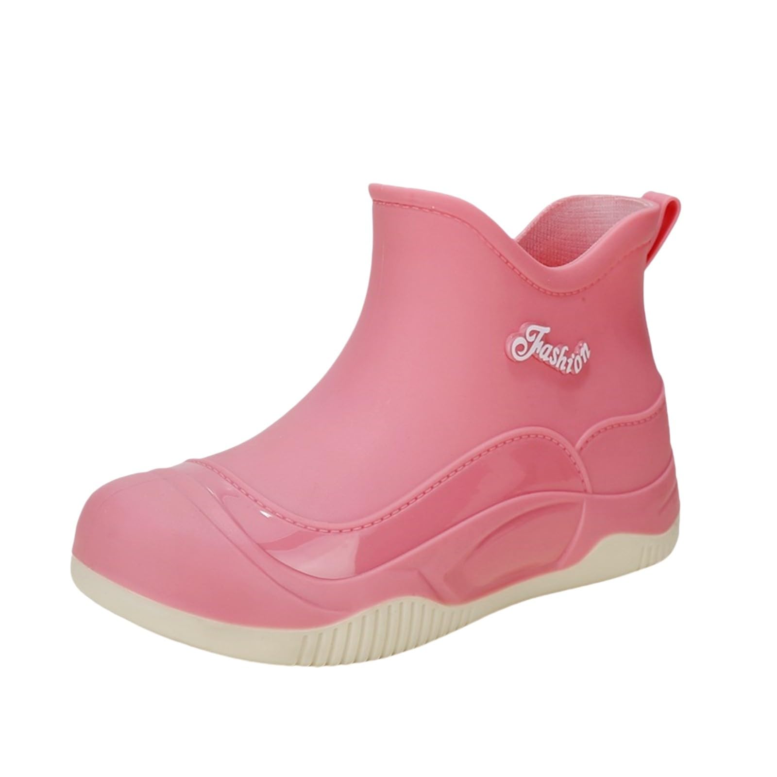 Botas de agua para mujer, botas de lluvia cortas, botas de goma impermeables, botines de lluvia, botines de lluvia, botas de lluvia, antideslizantes, para jardín, exteriores, botas de lluvia