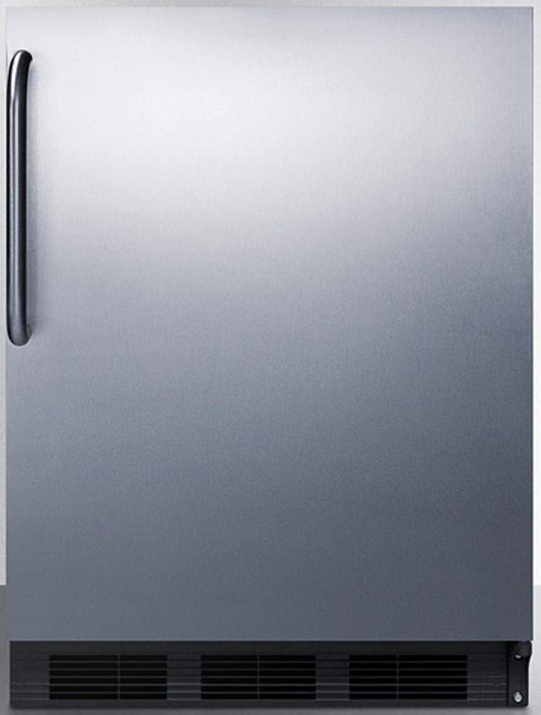 Accucold FF7BKSSTBADA 5.5 cu ft Compact Fridge Stainless Steel