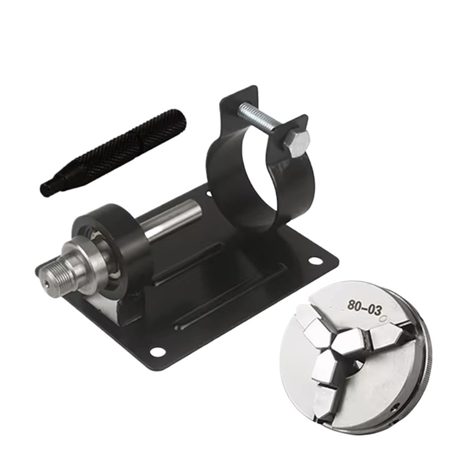Iklaaqetbxps 80Mm 3Jaw 3 4 Jaw Self-Centering Mini Lathe Chuck Parts