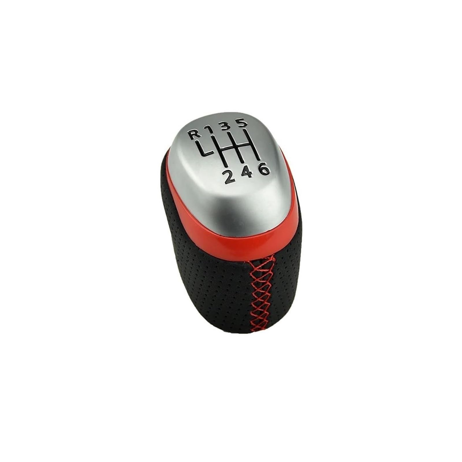 Zncojl Red Car Gear Stick Knob For Kadjar For Talisman 2015-2022 Car Manual 6 Speed Gear Shift Knob No Modification Required(Red)