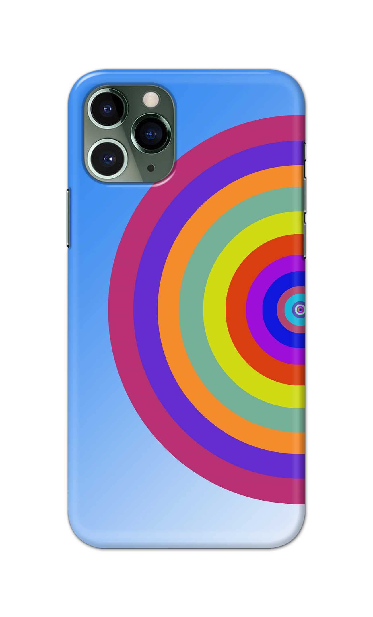 TweakyMod Designer Printed Hard Case | Colourful Target Back Cover Compatible with iPhone 11 PRO MAX