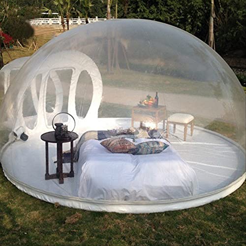 Carpa burbuja inflable domo transparente 4 m para camping miniatura 3