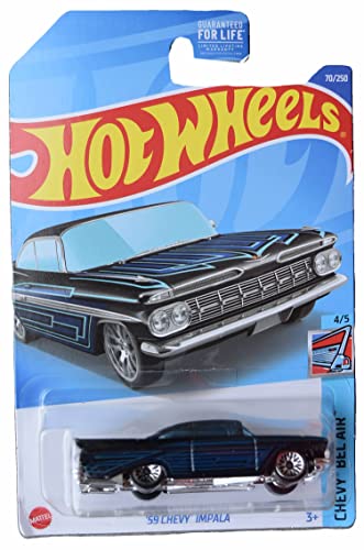Hot Wheels '59 Chevy Impala, Chevy Bel Air 4/5 miniatura 1