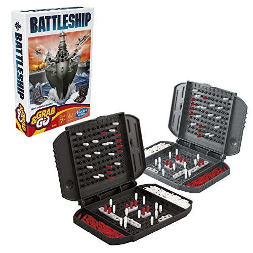 Image of Monopoly Deluxe Edition Game, Fantasy Board Game, Games & Puzzles for Friends and Family, Toys for Kids, Boys and Girls Ages 8 Years Old and Up & Hasbro Battleship Grab and Go Game