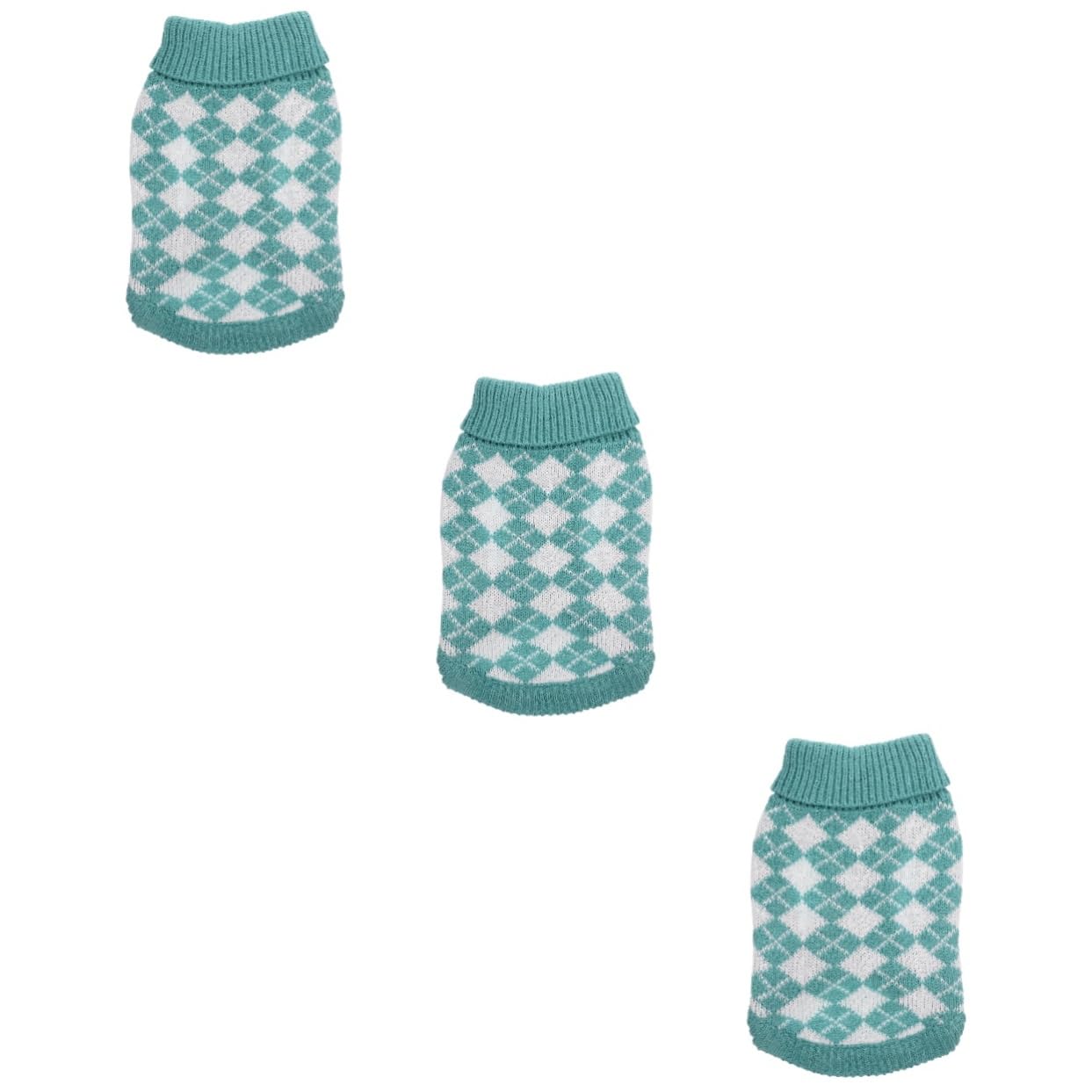 PRETYZOOM 3pièces Pull pour Chien Doux Et Chaud Vêtement Automne-Hiver pour Animaux Style Élégant pour Petite Et Confortable Et Respirant