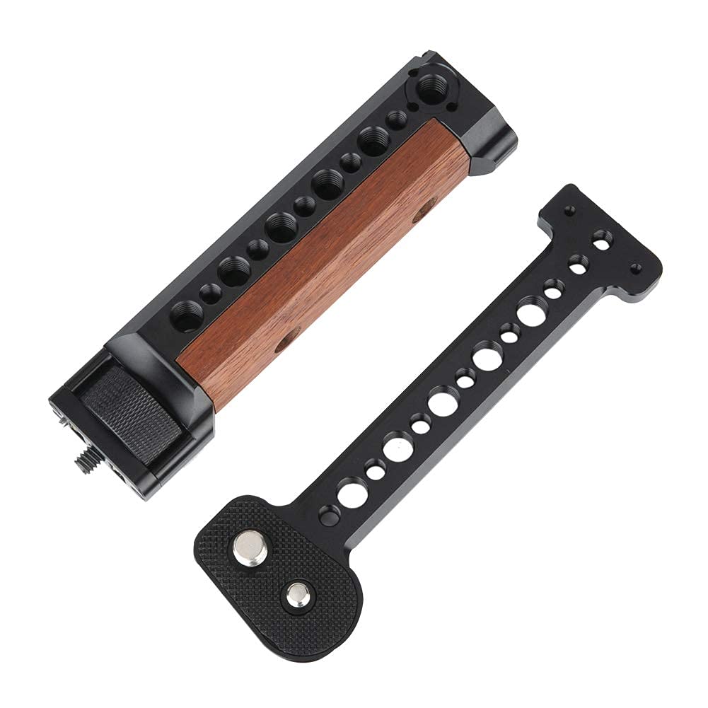 NICEYRIG Poignée latérale en Bois pour stabilisateur portatif DJI Ronin S, Ronin-SC, DJI RS 2/DJI RSC 2, Zhiyun Crane 2/Crane V2 Series