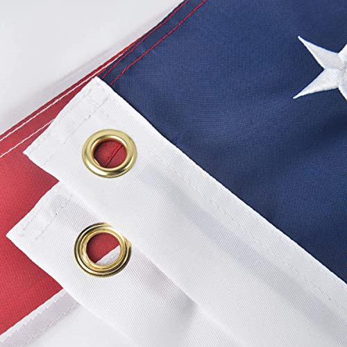 American Flag 3X5 Outdoor, Us Flag/Usa Flag With 300D Oxford Nylon, Sewn Stripes, Brass Grommets, Embroidered Stars, For Outdoor Use #TOP5