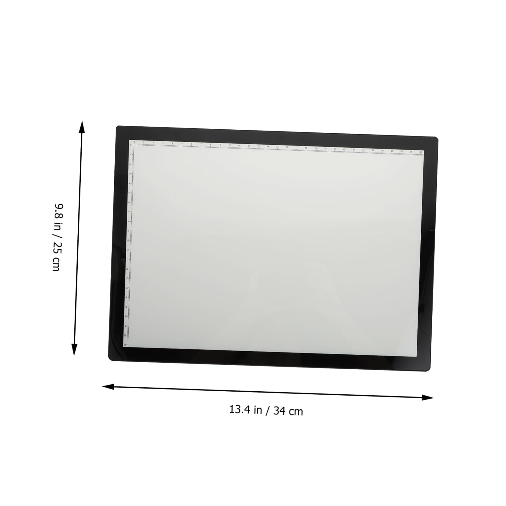 A4 Leuchtplatte Kopier Schreibtafel mit USB Kabel, Schwarz