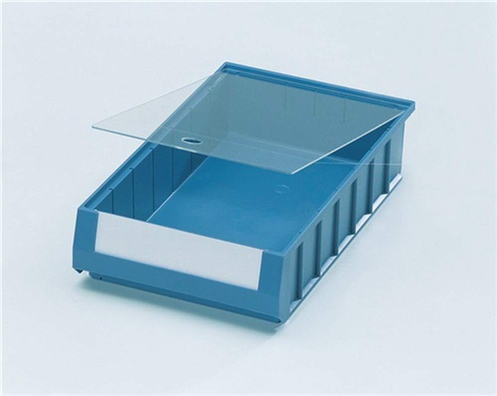 Cubierta antipolvo PS cristalino 10 uds/VE para dimensiones de estantería L400xW234mm