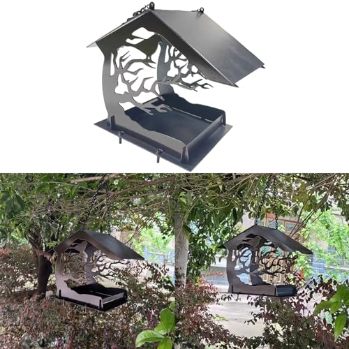 Mangeoires à oiseaux grande capacité pour jardin suspendu