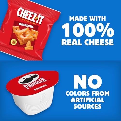 Cheez-It, Pringles Variety Pack Snacks, Lunch Snacks, Family Size (20 Packs) - image 4
