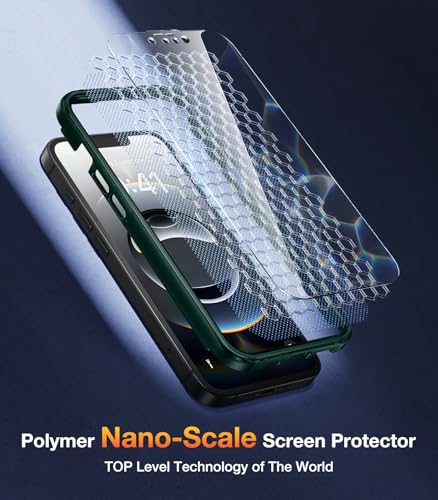 Coque iPhone 16e antichoc et MagSafe protection caméra vert