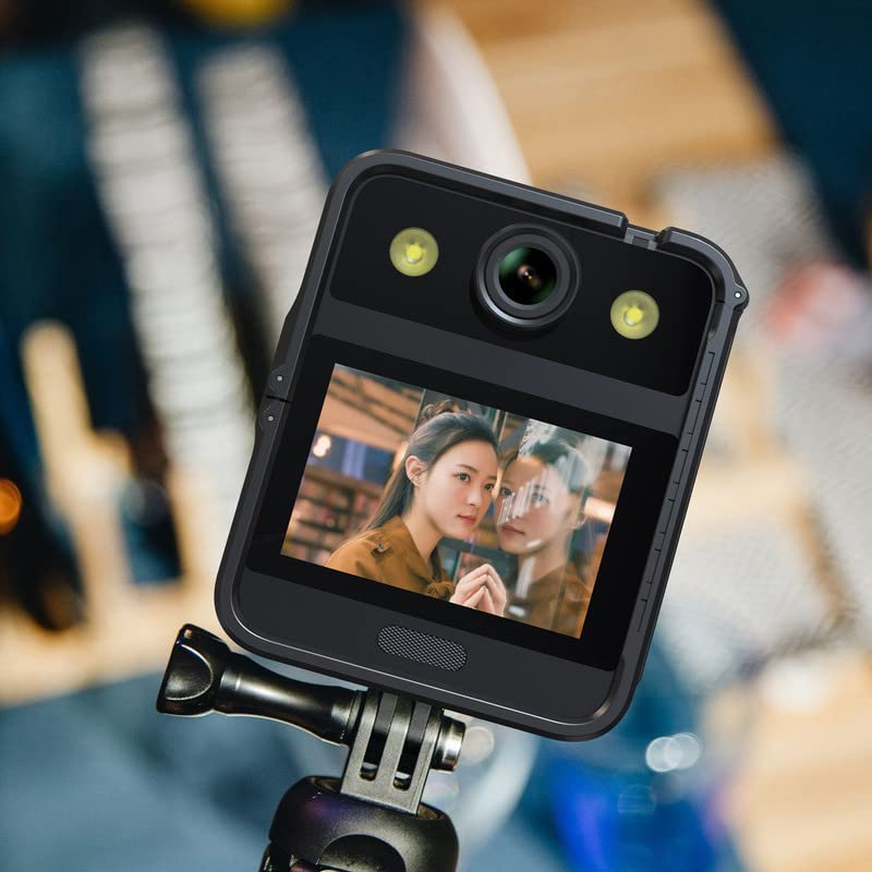 Image of SJCAM A20 4k /24fps Body Cam | 10M LED LAMP | Gyro Stabilization | IP65 Waterproof |Dual Microphone | Police Cam | Night Vision | Car Dash Cam | Black