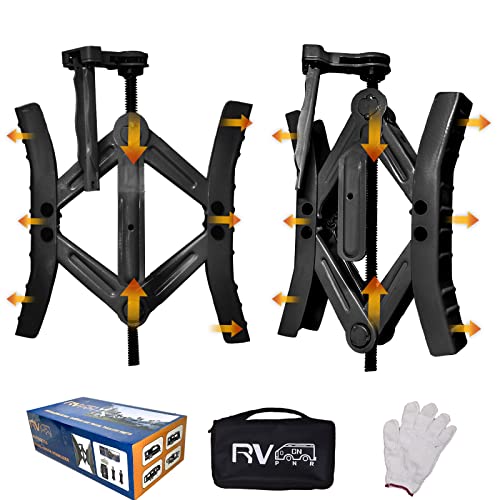 RVPNR Camper Wheel Chock Stabilizers,RV Heavy Duty Tire