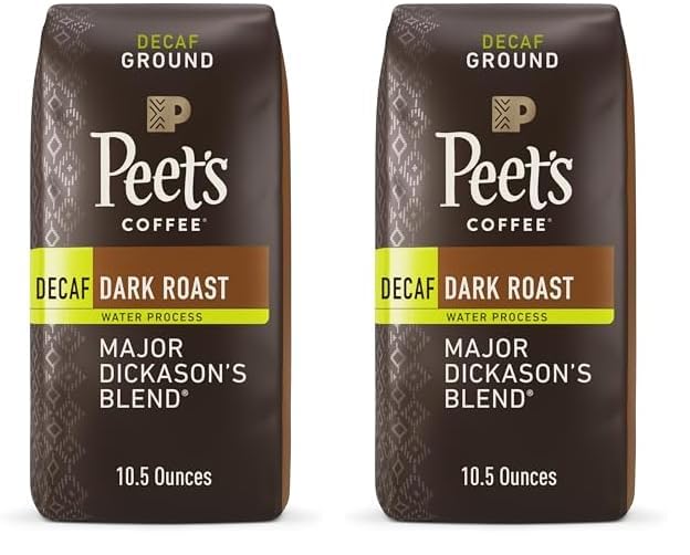 Peet's Organic Decaf Dark Roast Ground Coffee