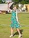 Big Girl's Green Pineapple Dress Size 10 12 Palm Leaves Fancy Cute Sweets Birthday Modest Fashion Pretty Nice One-Piece Dresses Twirly Belle Pageant Frock 11Y 12Y