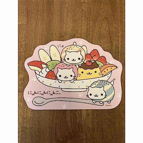 Amazon.co.jp: サンエックス にゃんにゃんにゃんこ マウスパッド