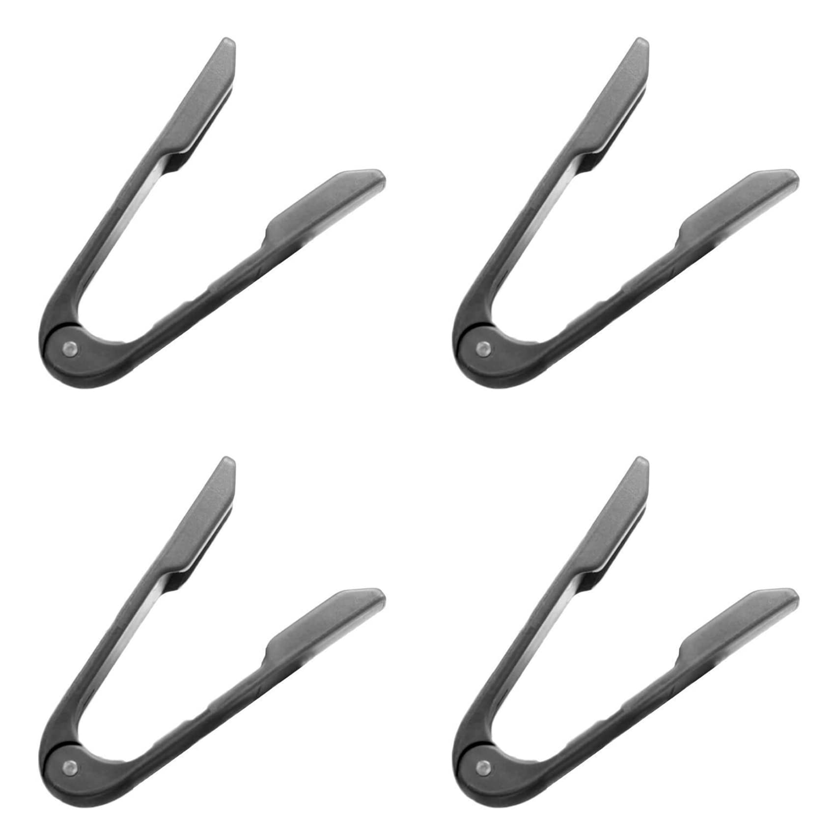 Hndhbfgrt 4X Bbq Clip Cutlery Clip Food Tongs No-Stick Food Clip BBQ Tongs Bread Clamp Cake Clip Tableware Kitchen Tools