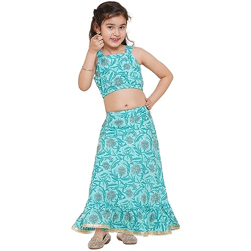 AJ DEZINES ADIVA Girls Indian Ethnic Wear Lehenga Choli for Kids