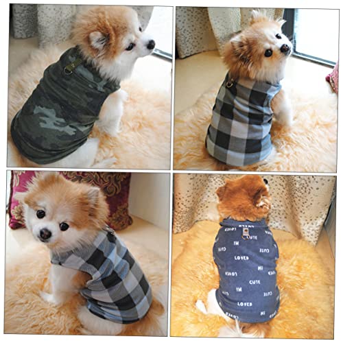 Kisangel 4 piezas ropa cálida para mascotas miniatura 2