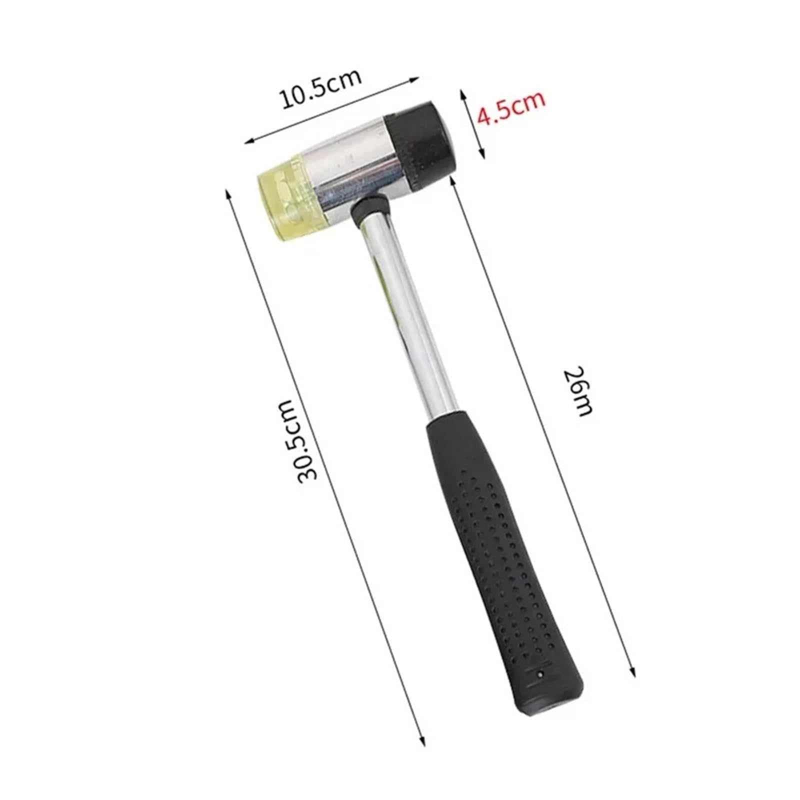 Mazo De Goma 4 Uds. Martillo De Acristalamiento De Nailon Suave De Doble Cara De 25-45mm for Albañilería De Losas