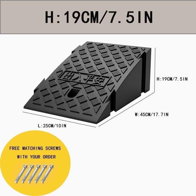 Rampa de umbral portátil para silla de ruedas, negro miniatura 5