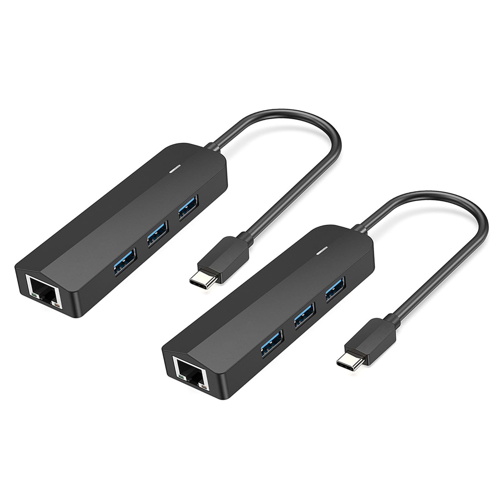 Eficiente adaptador convertidor USB C a RJ45 Gigabit Ethernet con 3 puertos USB 3.0 para una red sin problemas centro USB C con Ethernet
