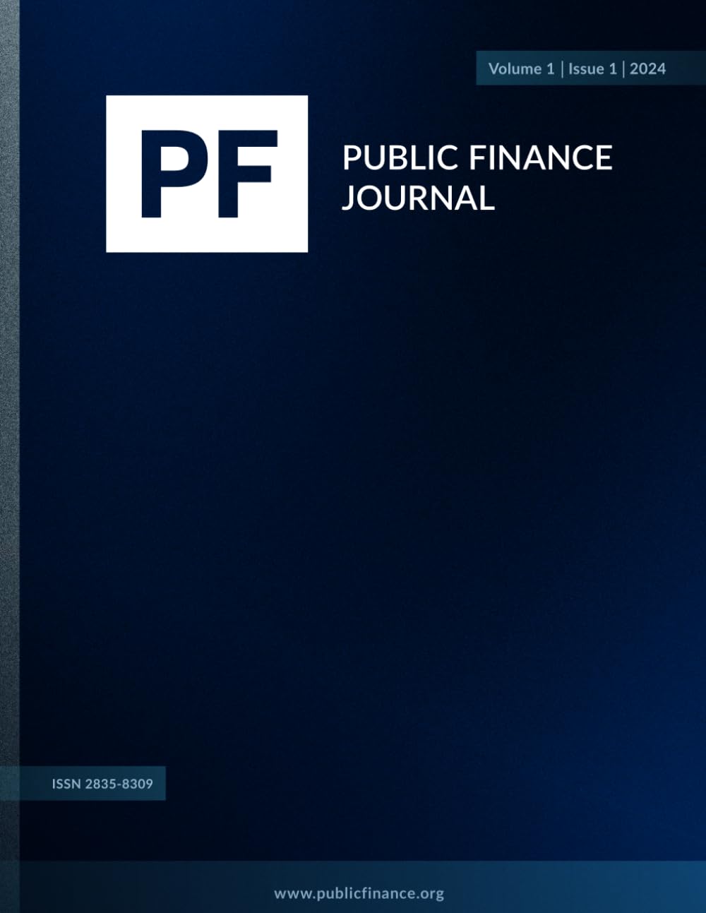 Public Finance Journal: Volume 1, Issue 1