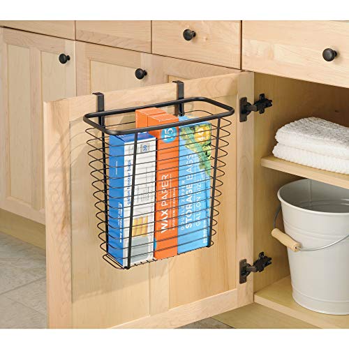 iDesign-Steel-Over-The-Cabinet-Waste-Basket-or-Storage-Bin-The-Axis-Collection-71-x-122-x-142-Bronze