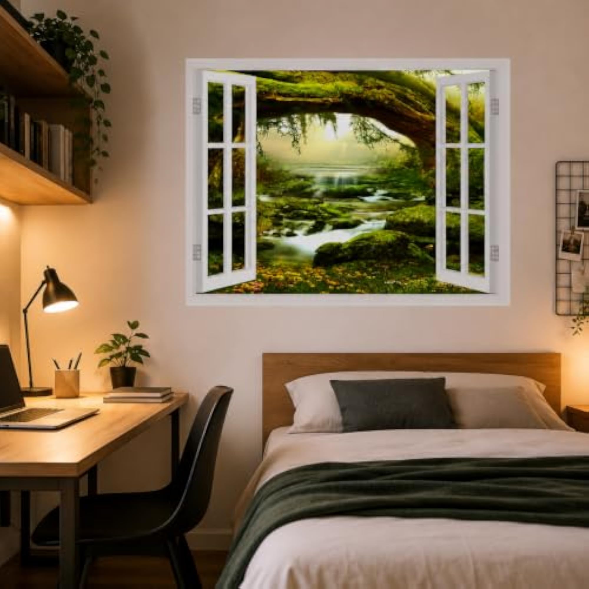 Nature Wall Window Illusion Sticker