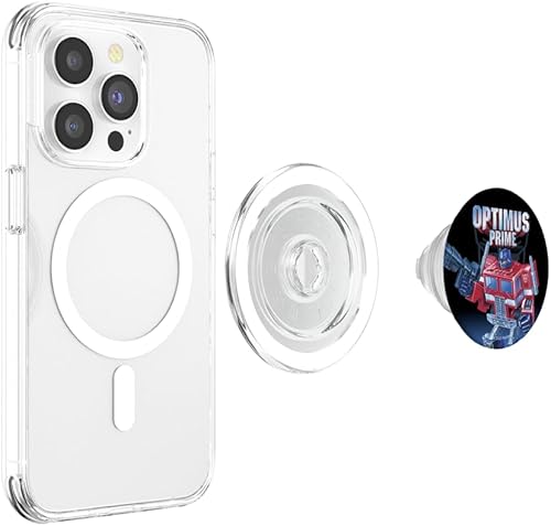 Miniatura 10 de Transformers Optimus Prime Hero PopSockets PopGrip agarre intercambiable para teléfonos y tabletas