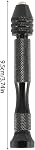 Precision Pin Vise Hand Drill with 49pcs Micro Twist Drill Bits Set (0.5-3.0mm) Mini Hand Drill Rotary Tool for Wood,Jewelry,Plastic,Resin Manual Making DIY Assembling Drilling