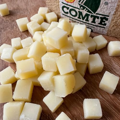 《DELICEMED》 コンテ AOP 24ヶ月熟成 ダイスカット 1cm角/2cm角 無殺菌乳 フランス産 グラスフェッド チーズ|ナッツの香ばしさと濃厚なコク ワイン・おつまみに Comte AOP 24M French Grassfed Cheese