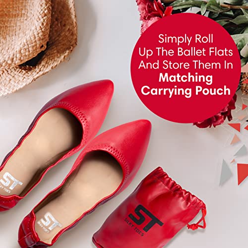 Image of Foldable Flats for women, Casual Business Shoes for Travel, Office, Events
